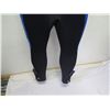 Image 8 : Men's Front Zip Dive Fullsuit Wetsuit 7/6mm, Black w/ Blue, Size  L