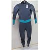 Image 1 : Womens Back Zip Wetsuit Fullsuit 3/2mm, Gray, Size 8