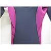 Image 3 : Womens X-Zip Fullsuit Wetsuit 3/2mm, Black/Wine, Size  8