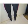 Image 8 : Womens X-Zip Fullsuit Wetsuit 3/2mm, Black/Wine, Size  8