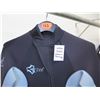 Image 2 : Womens Front Zip Dive Fullsuit Wetsuit 3/2mm, Black/Gray, Size 8