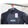 Image 2 : Womens Back Zip Fullsuit Wetsuit 4/3mm, Black, Size 8