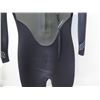 Image 8 : Womens Back Zip Fullsuit Wetsuit 4/3mm, Black, Size 8