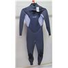 Image 1 : Womens X-Zip Fullsuit Wetsuit 3/2mm, Gray/Lavender, Size  8