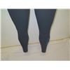 Image 8 : Womens Back Zip Fullsuit Wetsuit 4/3mm, Gray, Size 8