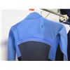 Image 7 : Womens Infiniti X-Zip Fullsuit Wetsuit 3/2mm, Blue, Size 8