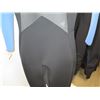 Image 8 : Womens Infiniti X-Zip Fullsuit Wetsuit 3/2mm, Blue, Size 8