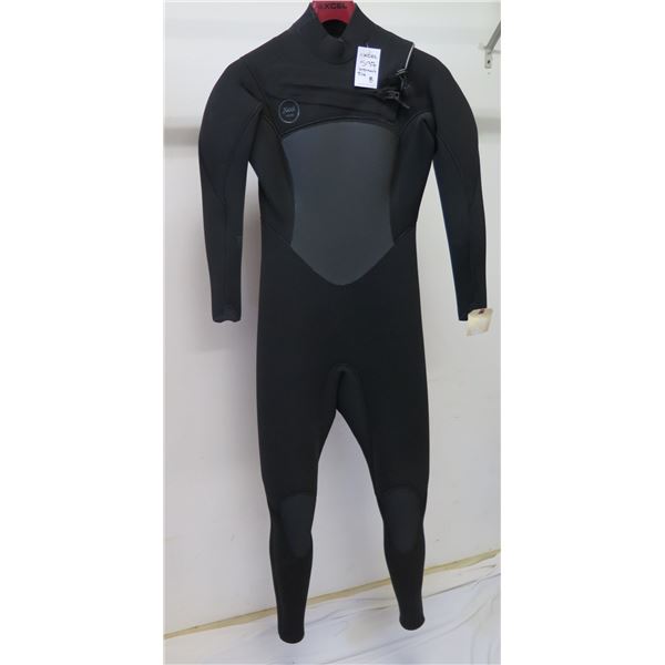 Womens Drylock X-Zip Fullsuit Wetsuit 5/4mm, Black, Size 8