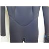 Image 3 : Womens Back Zip Dive Fullsuit Wetsuit 5/4mm, Black/Yellow, Size  8