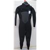 Image 1 : Womens Infiniti X-Zip Hooded Fullsuit Wetsuit 5/4mm, Black, Size 8
