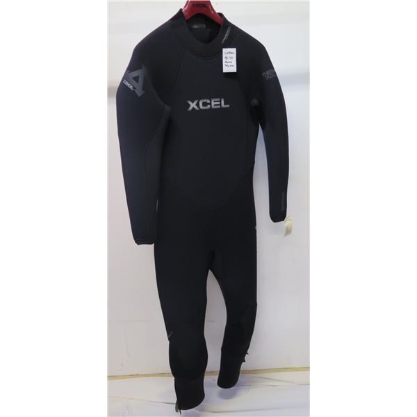 Mens Fullsuit Wetsuit 7/6mm, Black, Size L