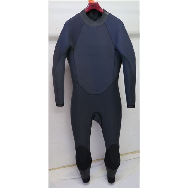Mens Military Diver Fullsuit Wetsuit 7/6mm, Black, Size XL