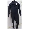 Image 1 : Mens Military Hooded Chest Zip Wetsuit 7/6mm, Black, Size L