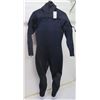 Image 1 : Mens Military Hooded Chest Zip Wetsuit 7/6mm, Black, Size L