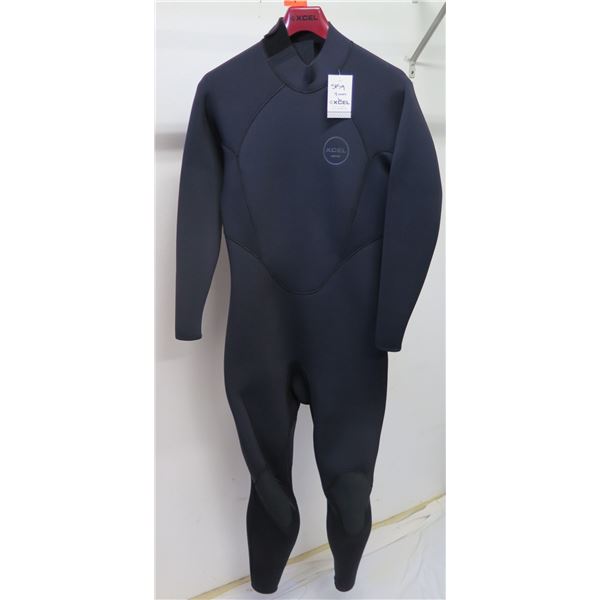 Mens Thermolite Fullsuit Wetsuit 3mm, Black, Size L