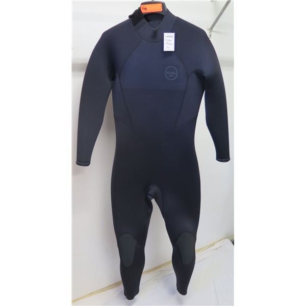 Mens Thermolite Fullsuit Wetsuit 7/6/5mm, Black, Size L