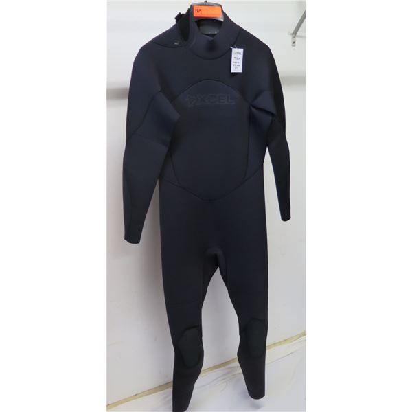 Mens Military Fullsuit Wetsuit 3/2mm, Black, Size XL