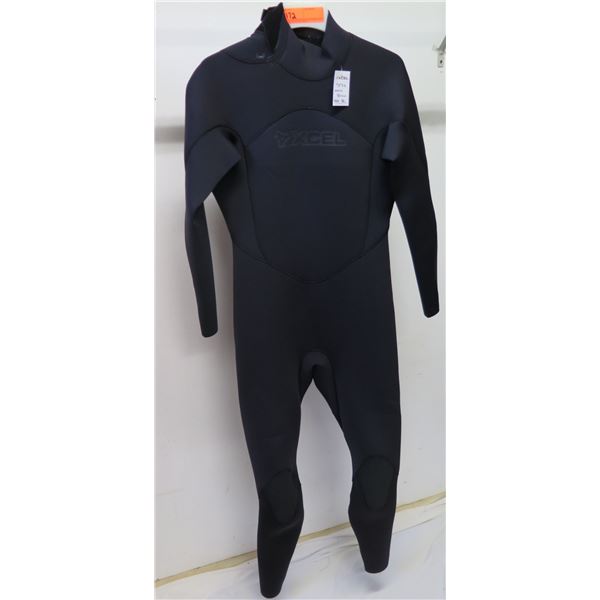 Mens Military Fullsuit Wetsuit 3/2mm, Black, Size XL