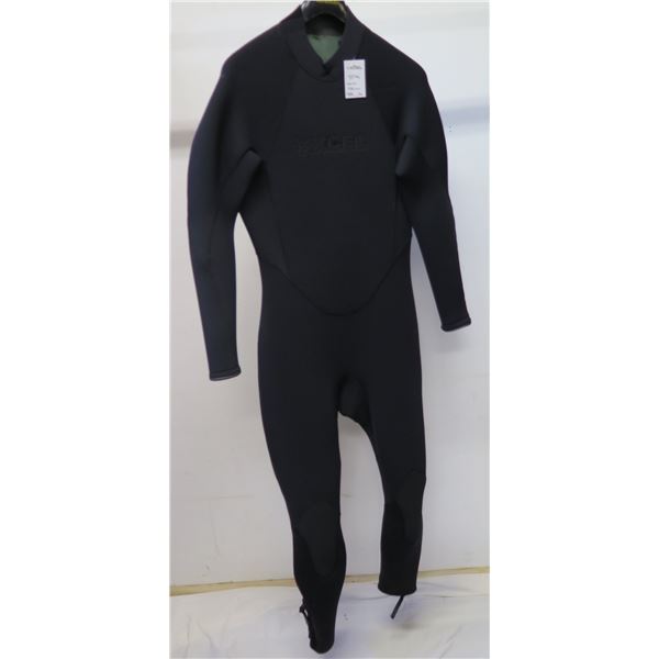 Mens Military Diver Fullsuit Wetsuit 5/4mm, Black, Size L