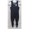 Image 1 : Mens Sleeveless Long John Wetsuit 3mm, Black, Size L