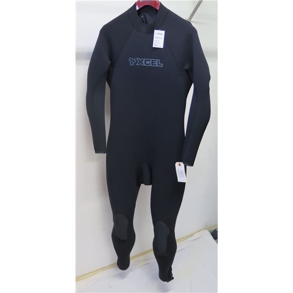 Mens Hydroflex Fullsuit Wetsuit 3mm, Black, Size L