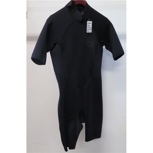 Mens Thermolite Springsuit Wetsuit 2mm, Black, Size L