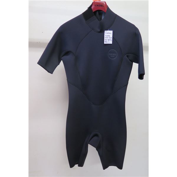 Mens Thermolite Springsuit Wetsuit 2mm, Black, Size L