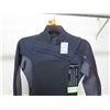 Image 2 : Mens Fullsuit Wetsuit 3/2mm, Black/Gray, Size  L