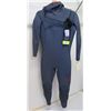 Image 1 : Mens Hooded Fullsuit Wetsuit 4.5/3.5mm, Gray, Size L