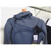 Image 2 : Mens Hooded Fullsuit Wetsuit 4.5/3.5mm, Gray, Size L