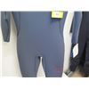Image 3 : Mens Hooded Fullsuit Wetsuit 4.5/3.5mm, Gray, Size L