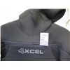 Image 2 : Mens Hooded Dive Fullsuit Wetsuit 9/7/6mm, Black, Size XLS