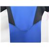 Image 3 : Mens Short Sleeve Springsuit Wetsuit 2mm, Blue, Size L