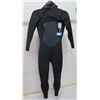 Image 1 : Womens Hooded Fullsuit Wetsuit 5/4mm, Black, Size 8