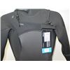Image 2 : Womens Hooded Fullsuit Wetsuit 5/4mm, Black, Size 8