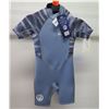 Image 1 : Youth Springsuit Wetsuit 2mm, Tiger Shark, Size 12