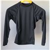 Image 2 : Qty 6 Youth Performance Fit Long Sleeve UV Tops, Black, Size 12