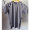 Image 2 : Qty 5 Youth Relaxed Fit Short Sleeve UV Tops, Heather Grey, Size 10