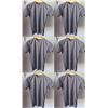 Image 1 : Qty 6 Youth Relaxed Fit Short Sleeve UV Tops, Heather Grey, Size 12