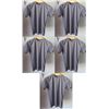 Image 1 : Qty 5 Youth Relaxed Fit Short Sleeve UV Tops, Heather Grey, Size 14