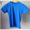 Image 2 : Qty 5 Youth Relaxed Fit Short Sleeve UV Tops, Royal Blue, Size 12