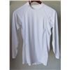 Image 2 : Qty 5 Mens Performance Fit Long Sleeve Lycra UV Tops, White, Size 2XL