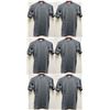Image 1 : Qty 6 Mens Performance Fit Short Sleeve Lycra UV Tops, Heather Gray, Size M