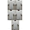 Image 1 : Qty 5 Mens Performance Fit Short Sleeve Lycra UV Tops, White, Size XL