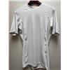 Image 2 : Qty 5 Mens Performance Fit Short Sleeve Lycra UV Tops, White, Size XL