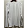 Image 2 : Qty 10 Mens Relaxed Fit Long Sleeve Lycra UV Tops, White, Size 2XL