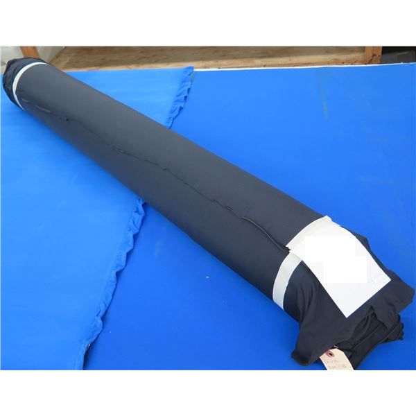 Qty 1 Roll Neoprene 4mm - Black/Black, M-Flex/NYLON, 6.5 Sheets