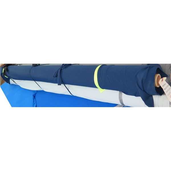 Qty 1 Roll Lycra A Grade UV Flex T60 - Navy, 88% POLYESTER 12% SPANDEX, 14 Yards