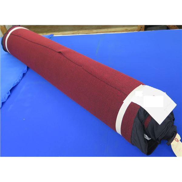 Qty 1 Roll Neoprene 3mm - Black/D35RED, M-FLEX/THERMAL-BANDS-S, 8 Sheets