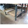 Image 2 : Wooden Work Table w/ Undershelf  61" x 61" x 36"H (table only - contents not included)